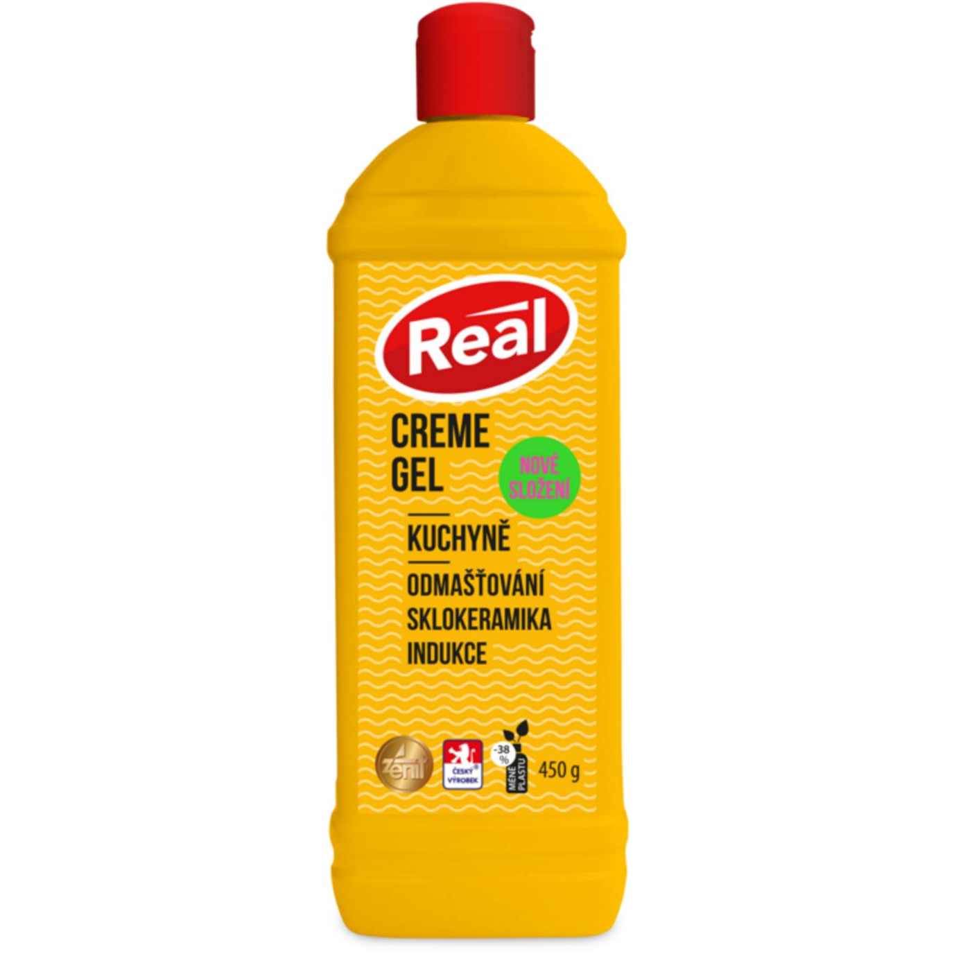 REAL Creme gel konyhai tisztító 450 g (8594004377579)