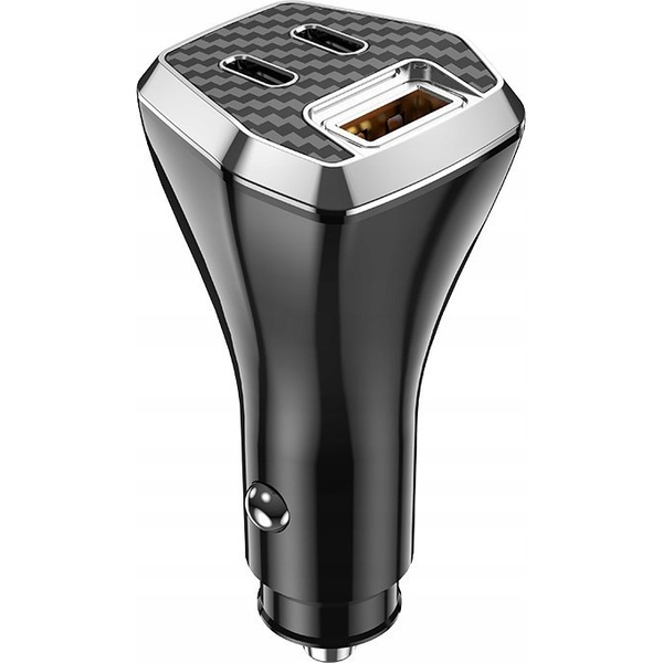 Ładowarka Jellico JELLICO ładowarka samochodowa F15 PD 88,5W 2xUSB-C + 1xUSB QC3.0 Czarny