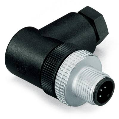 WAGO 756-9204/050-000 Érzékelő-/működtető összekötő, konfekcionálatlan M12 Dugó, hajlított Pólusszám: 5 5 db (756-9204/050-000)