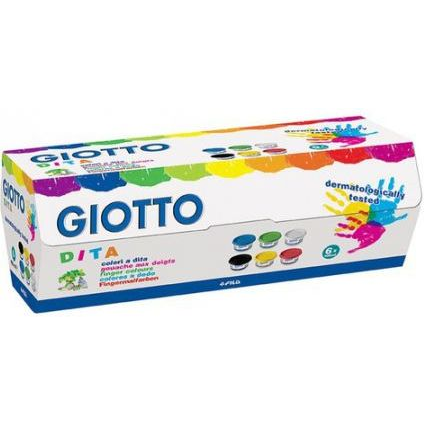 Ujjfesték Giotto 6x100 Ml 6 Darabos (GIOT0072)
