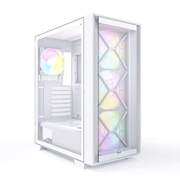Montech AIR 1000 Premium táp nélküli ablakos ház fehér (4710562749779) (4710562749779)