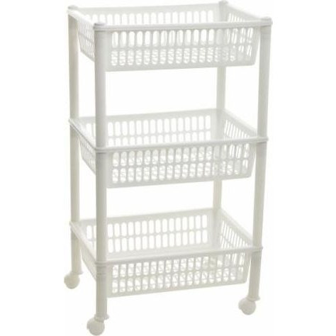 TRIANGULAR TROLLEY W/3 BASKETS
