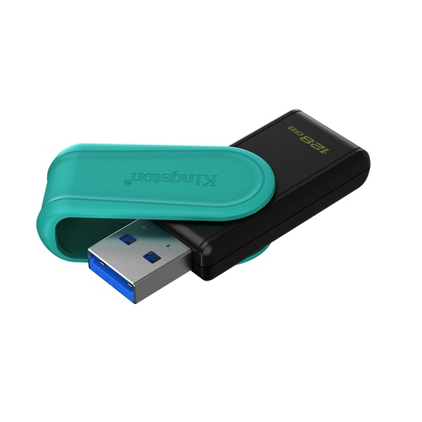 Kingston Technology DataTraveler Exodia S μονάδα USB flash 128 GB USB Τύπου-A 3.2 Gen 1 (3.1 Gen 1) Μαύρος (Μαύρο), Τυρκουάζ