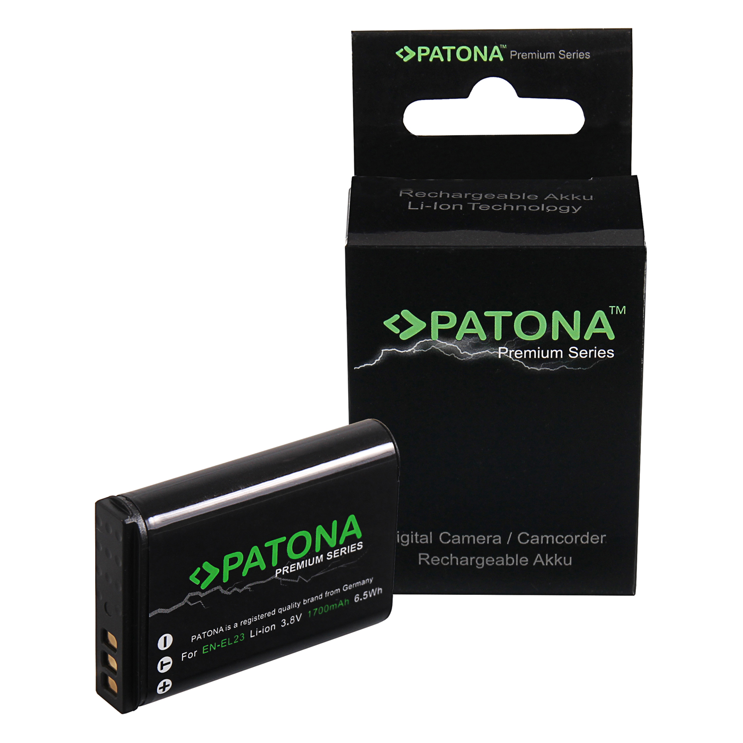 Patona PT1220 Pro Prémium EN-EL23 akkumulátor Nikon fényképezőgépekhez 1700mAh (PT1220)