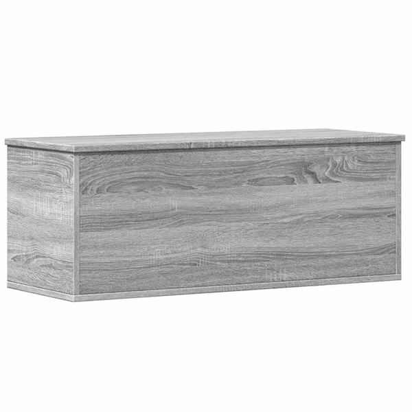 Cutie de depozitare, gri sonoma, 90x35x35 cm, lemn prelucrat