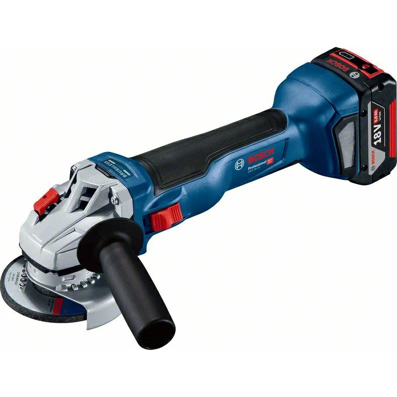 BOSCH 06019J4004 GWS 18V-10 Akkus sarokcsiszoló 125 mm (2x5,0Ah) (06019J4004)