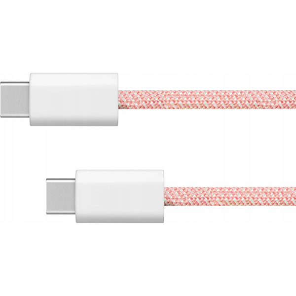 Kabel USB typu C - USB typu C 60 W 1 m różowy Kruger&amp|Matz Basic