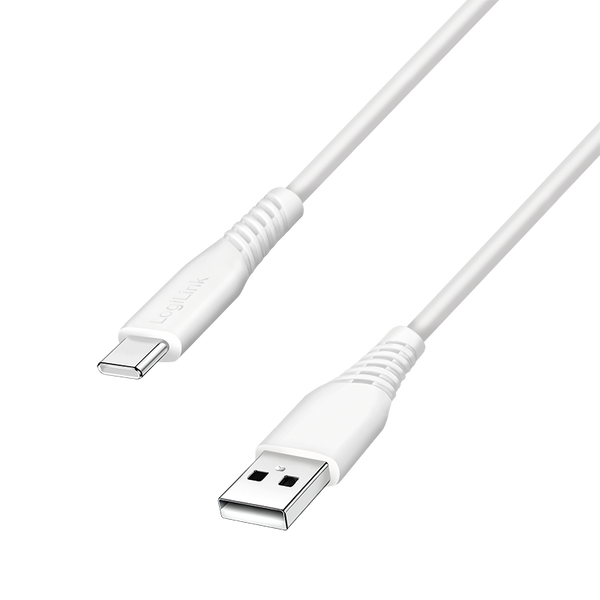 Logilink USB 2.0 Type-C kábel, C/M - A/M, 480 Mbps, 15W, fehér, 0,5 m