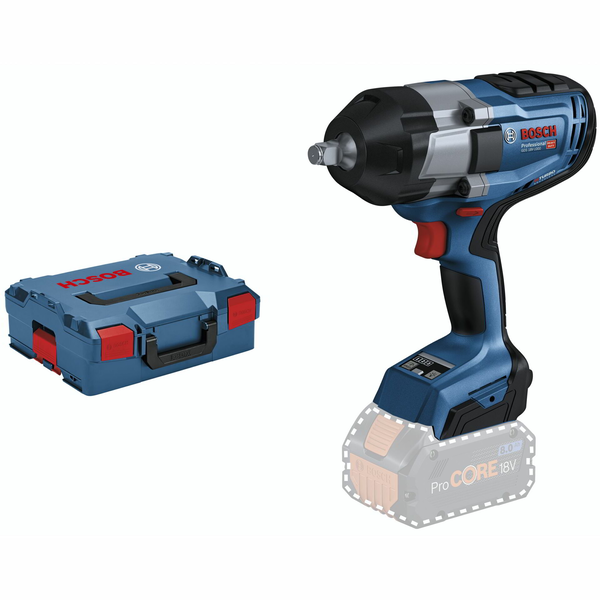 Bosch GDS 18V-1000 Professional 1750 RPM Negru, Albastru, Roşu