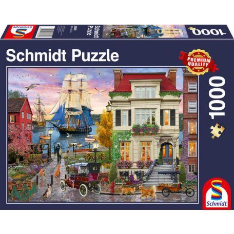 Schmidt Ship in Harbour 1000 db-os puzzle (4001504589899) (4001504589899)