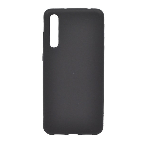 Szilikon telefonvédő (matt) FEKETE [Huawei P20 Pro] (5996457774777)
