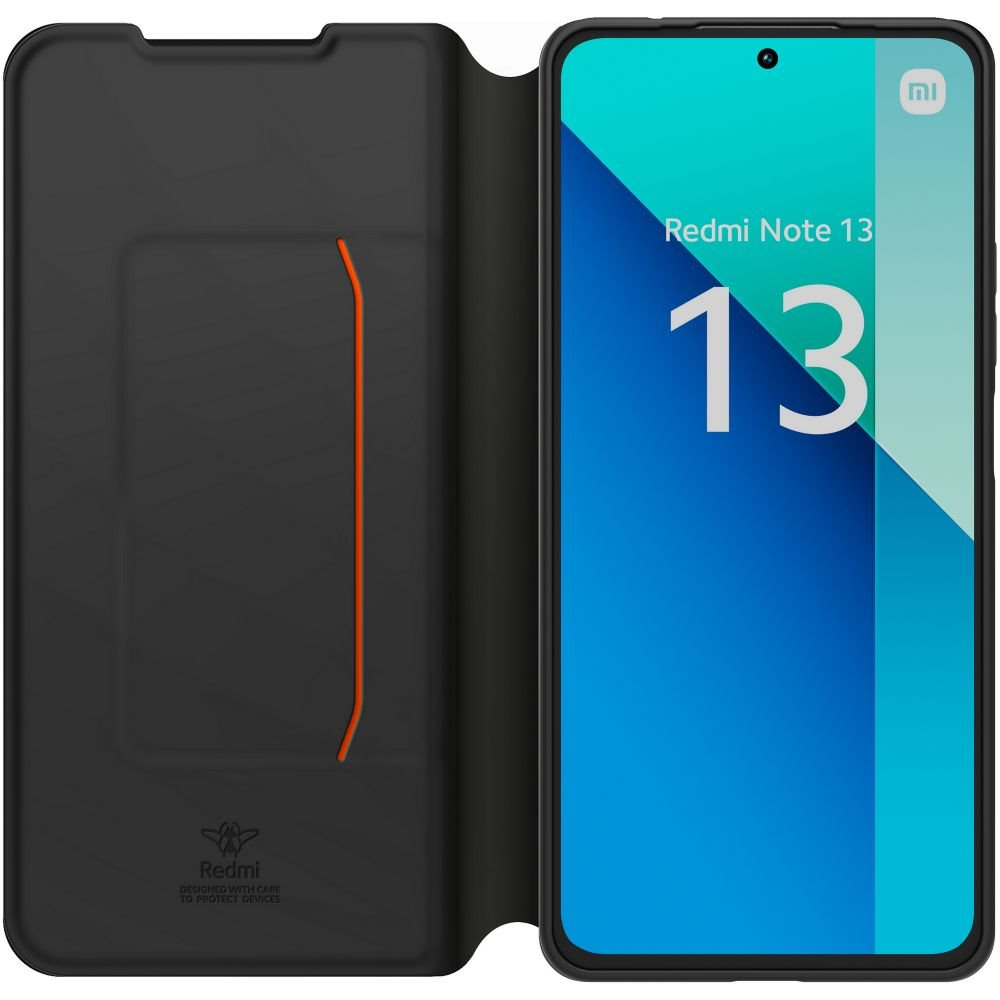 Made for Xiaomi Redmi Note 13 4G Flip Tok - Fekete (WIFOLIONOTE134GNDR)
