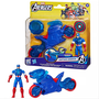 Hasbro Marvel Bosszúállók Amerika kapitány akciófigura motorral 10 cm