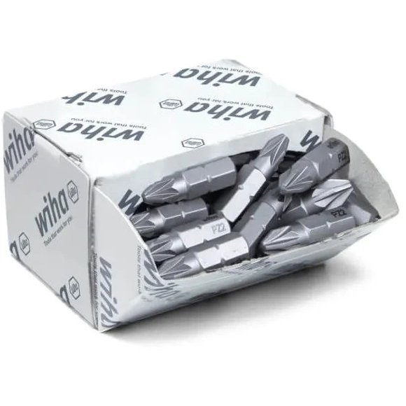 Wiha 08057 Kereszthornyú bit PZ 2 Króm-vanádium acél C 6.3 50 db (08057)