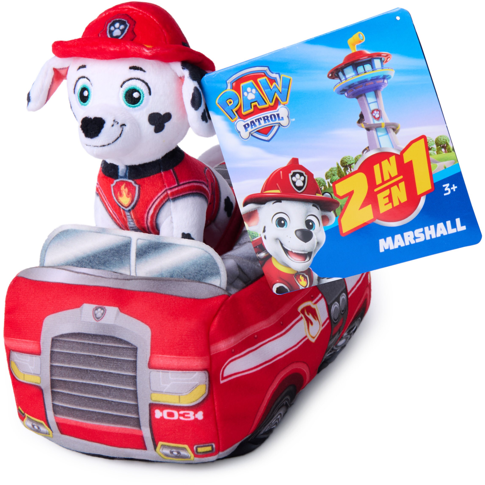 PAW Patrol PAW PLH 2in1 Rescue Plush Marshall GML