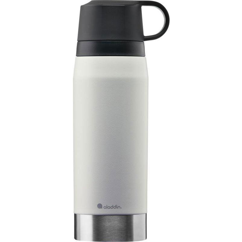 ALADDIN CityPark Thermavac Twin Cup rozsdamentes acél termosz 1 l két pohárral Stone Grey (10-10379-004)