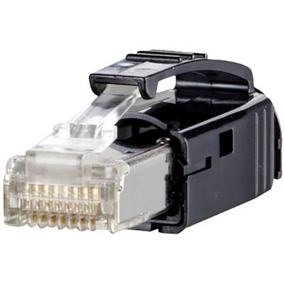 METZ CONNECT E-DAT Industry IP20 RJ45 plug black mit Tulle schwarz