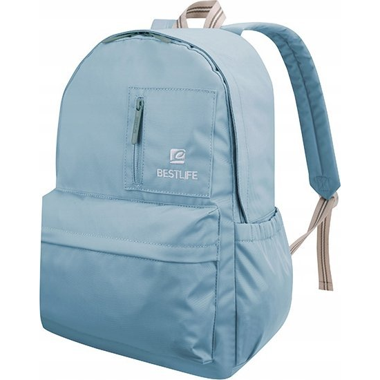 Plecak Bestlife Plecak na notebook 14,1", COL-Rainbow, niebieski, poliester, Bestlife