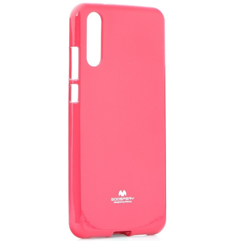 LG G8 ThinQ G820Q, Szilikon tok, Mercury Goospery, csillámporos, magenta (91851)