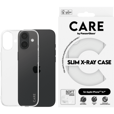 PanzerGlass Care Fashion X-RAY Apple iPhone 16 Plus Telefon tok - Átlátszó (1443)
