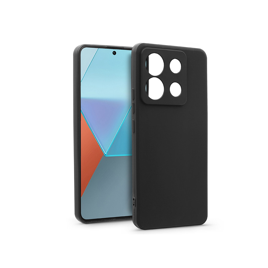 Xiaomi Redmi Note 13 Pro 5G/Poco X6 5G szilikon hátlap - Soft - fekete (HF282294)