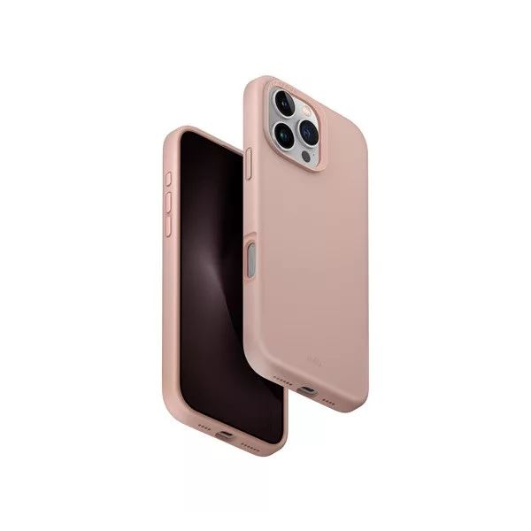 Uniq Lino Apple iPhone 16 Pro Max Magsafe szilikon tok rózsaszín (UNIQ-IP6.9P(2024)-LINOHMPNK) (UNIQ-IP6.9P(2024)-LINOHMPNK)