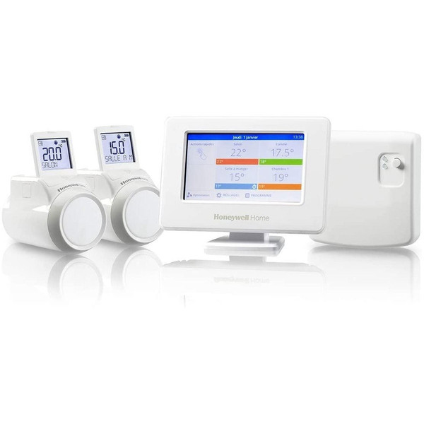 Honeywell Evohome Starter Set 2 kazán CZ THR99C3112, Evohome Touch WiFi + 2x hőfej