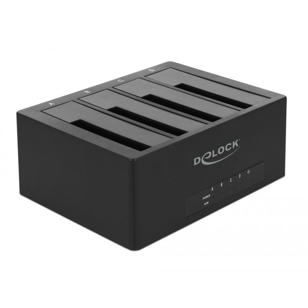 Delock USB-C  Dokkoló állomás 4 x SATA HDD / SSD számára (63930)