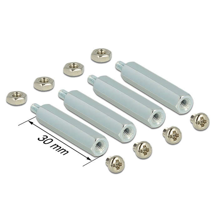 Delock Rögzítőkészlet Raspberry Pi-hez 30 mm (18215) (18215)