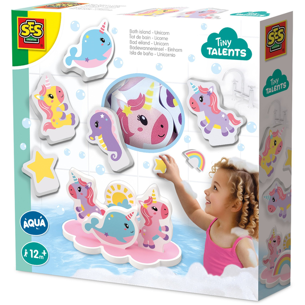 SES Creative Tiny Talents 13253 spil, legetøj & mærkat til badet Badedyr Flerfarvet