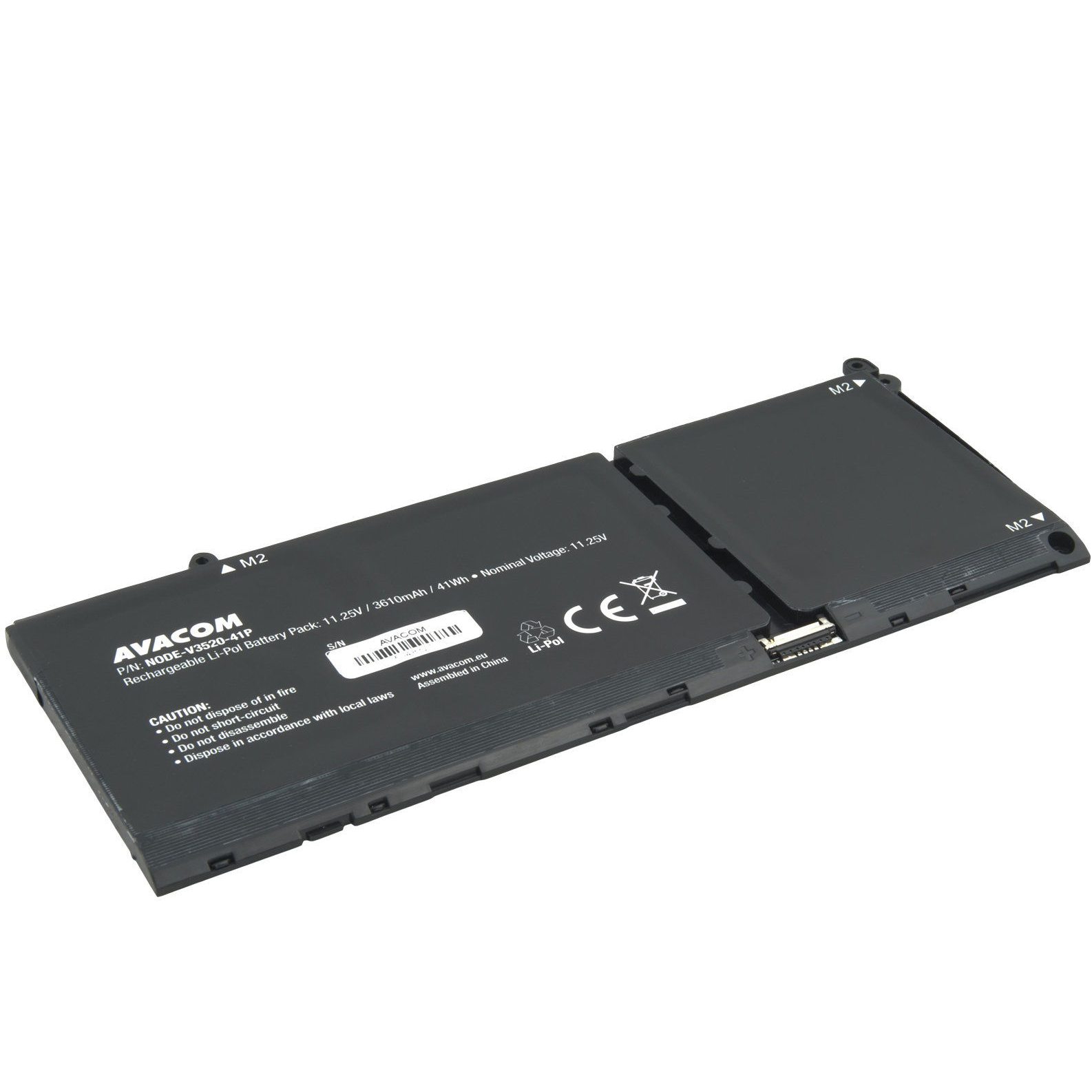 Avacom Dell Latitude 3320, 3330, 3530 Vostro 3520, 3530 Li-Pol 11,25V 3610mAh 41Wh (NODE-V3520-41P)