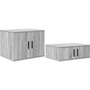 Ágykeret tárolóval Szürke sonoma 244 x 118 x 53.5 cm Faanyag