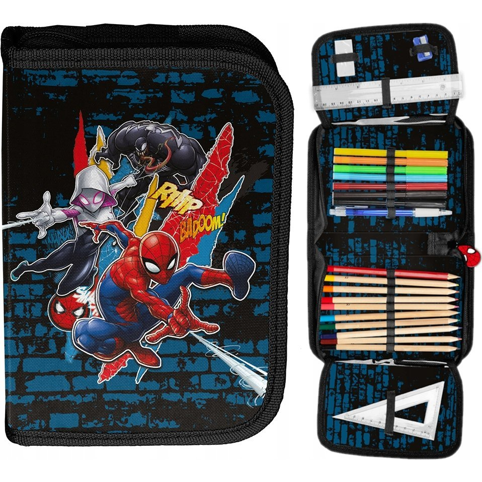 Paso Pókember Felszerelt Kihajtható Tolltartó - Pókverzum (SP24GG-P001)