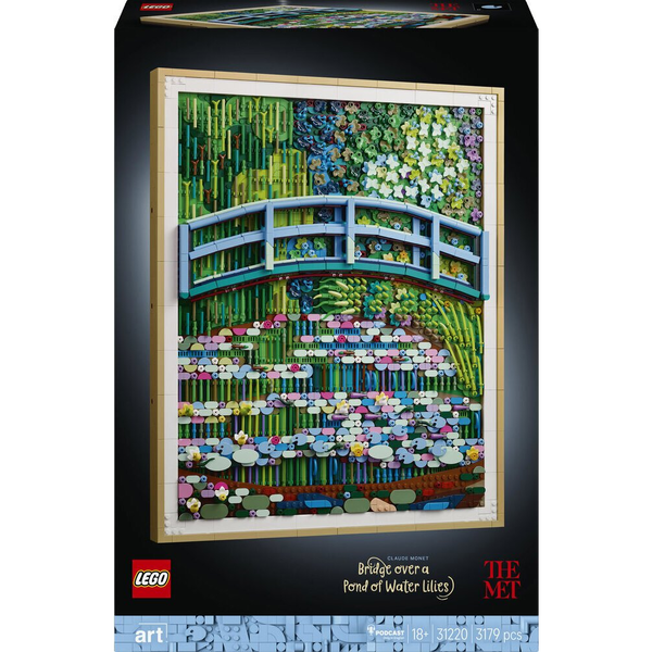 LEGO ART Claude Monet — Most nad stawem z liliami wodnymi (31220)