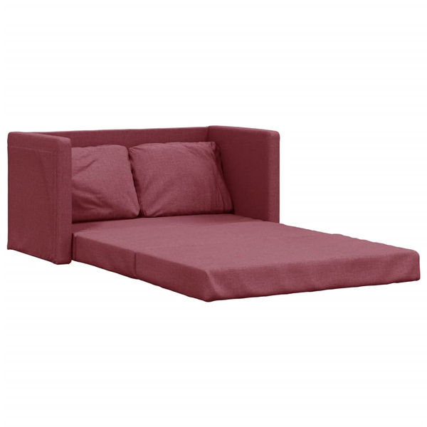 Canapea extensibilă 2 în 1, bordo, 112x174x55 cm, textil