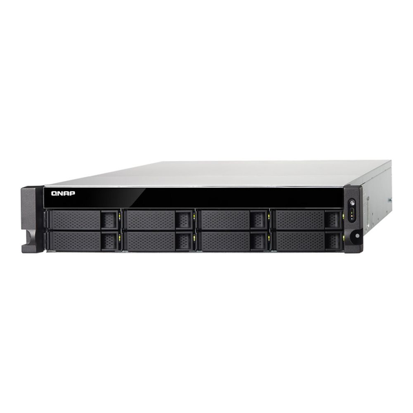QNAP TS-877XU-RP NAS Rack (2 U) Ethernet/LAN Noir, Gris 2600