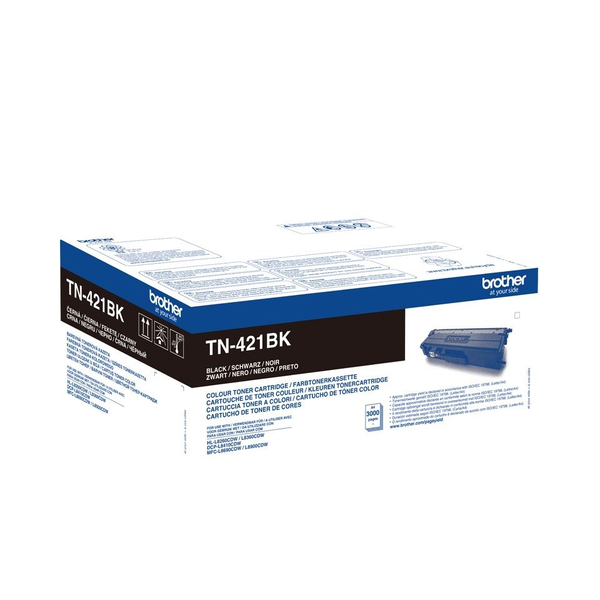 Brother TN-421BK tonerpatron 1 stk Original Sort