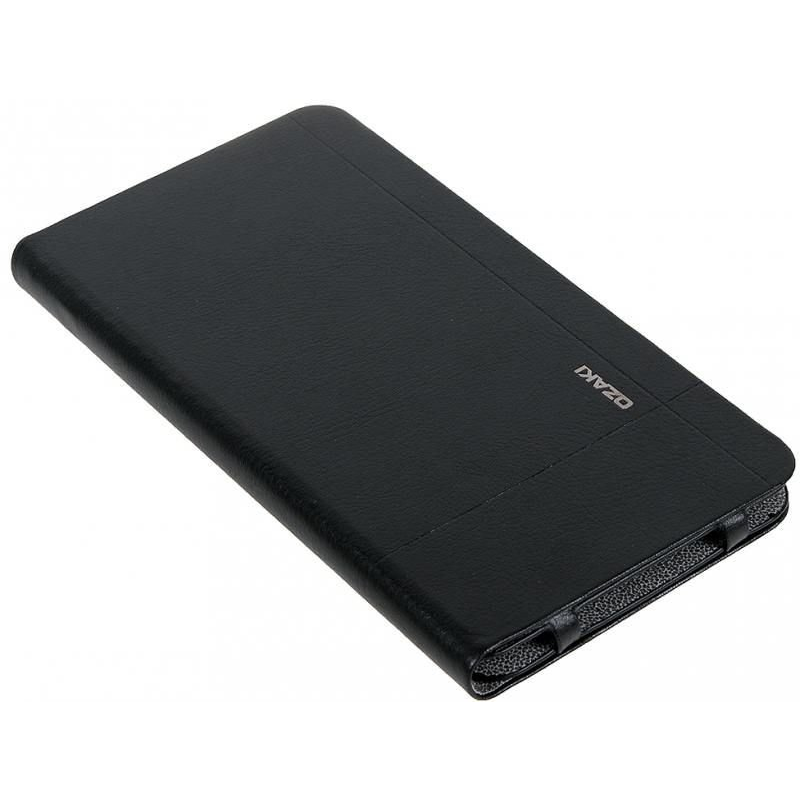 Ozaki OC582BK Leather Folio iPhone 6+/6S+ Tok - Fekete (Bontott) (OC582BK/bontott)