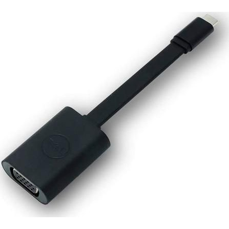 DELL DBQBNBC064 video átalakító kábel USB C-típus VGA (D-Sub) Fekete (Adapter USB-C to VGA)