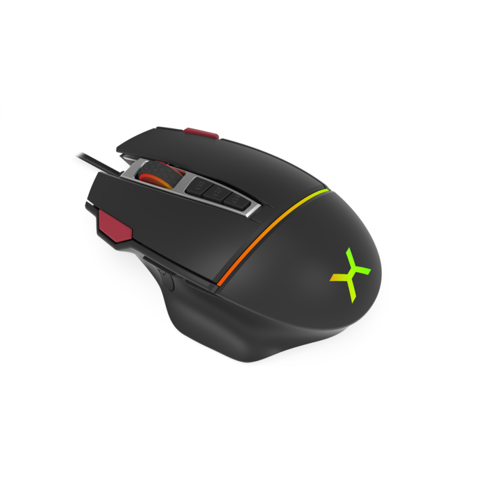 Krux Fuze Pro Gaming Egér 12000 DPI - Fekete (KRX0074)