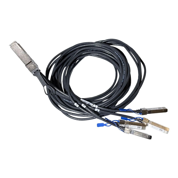 MIKROTIK QSFP56 200G to 4x 50G Breakout kábel Fekete 3m DQ+BC0003-DS+