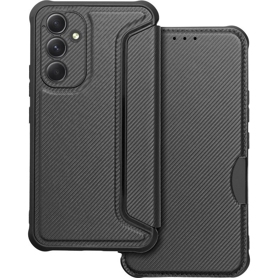 Razor book Samsung Galaxy A54 5G flip tok, fekete (5903396200328)