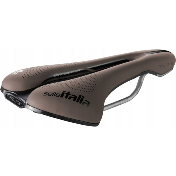  Selle Italia Siodło SELLE ITALIA FLITE BOOST GRAVEL TI316, Superflow S (id match - S3), TI 316 Rail, Fibra-Tek, Light Gel, 228g, Brązowe (NEW)