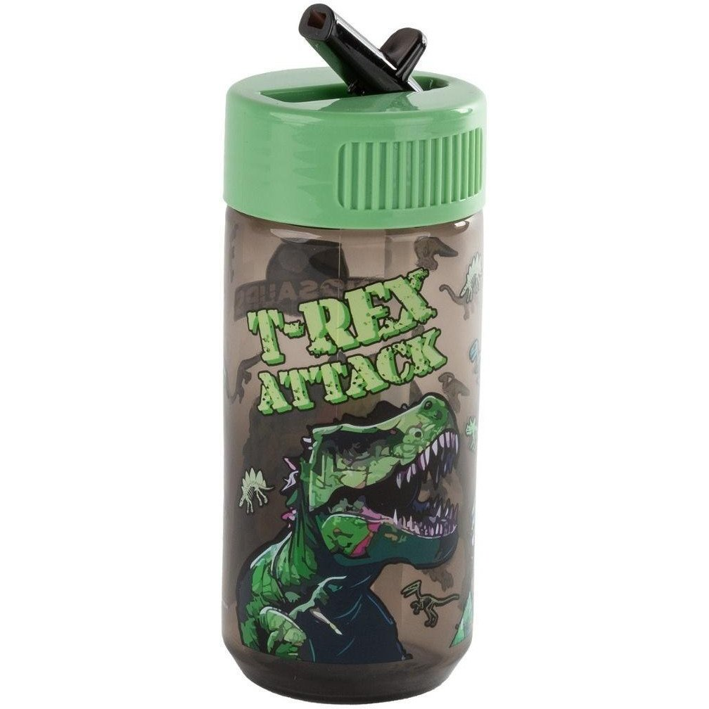 BADN20 Dinoszauruszos Műanyag Kulacs - T-Rex Attack 330 ml (5906601705038)