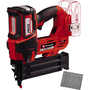 Акумулаторен професионален пистолет за пирони Einhell FIXETTO 18/50 N Power X-Change, 18 V, 60 удара/минута, Максимална дължина на пирона 50 мм, Регулиране на дълбочината, 500 пирона, Без батерия/зарядно устройство