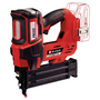Акумулаторен професионален пистолет за пирони Einhell FIXETTO 18/50 N Power X-Change, 18 V, 60 удара/минута, Максимална дължина на пирона 50 мм, Регулиране на дълбочината, 500 пирона, Без батерия/зарядно устройство