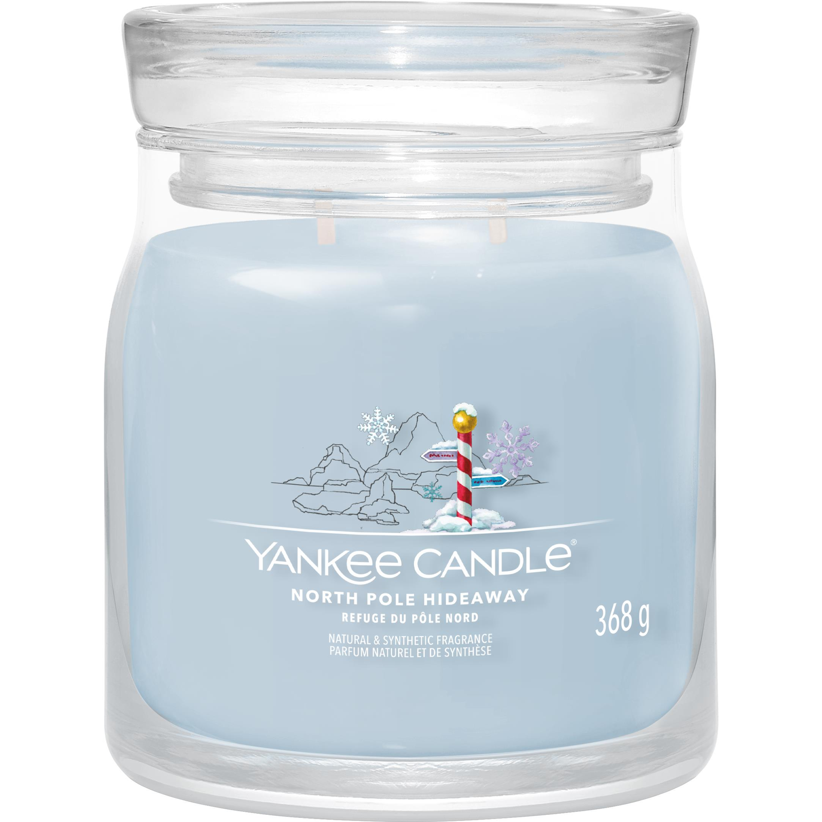 YANKEE CANDLE Signature North Pole Hideaway 368 g, 2 kanóc (5038581161969)