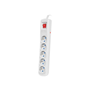 Удължител R5, Armac, 5 гнезда, 3 м, Бял