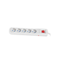 Удължител R5, Armac, 5 гнезда, 3 м, Бял