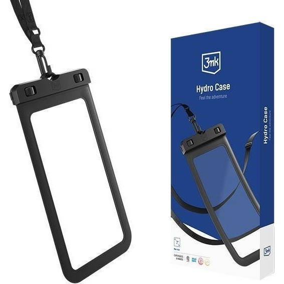 Pouzdro voděodolné bezbarvé 3MK HYDRO CASE pro Samsung iPhone Motorola